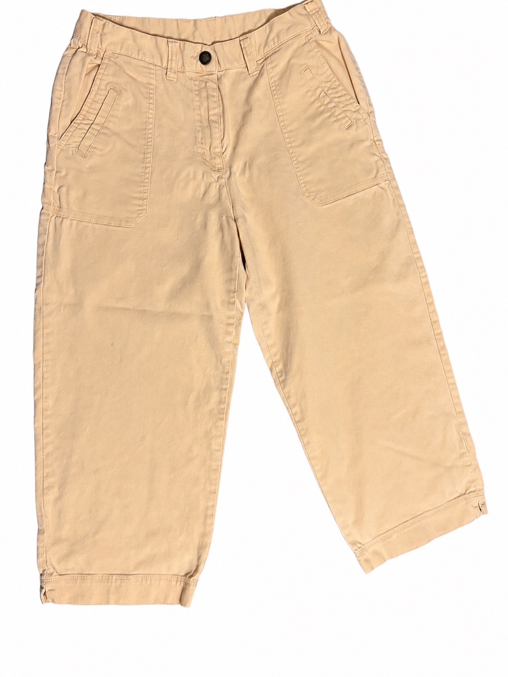 Chico’s Butter Yellow Cropped Pants Size 0.5 | Y2K 90s Mom Core | Small 4/6